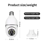 WIFI SMART BULB CAMERA - Image 3