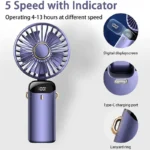 MINI LED DIGITAL DISPLAY FAN 5 SPEED - Image 3