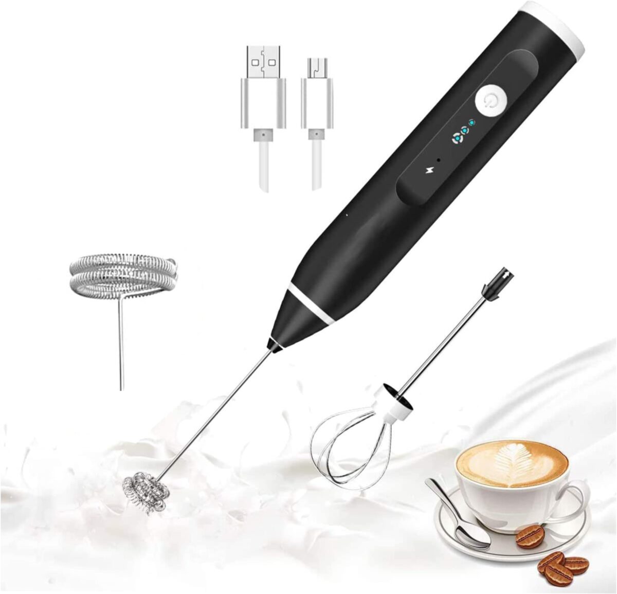 RECHARGEABLE COFFEE MIXER - Image 1
