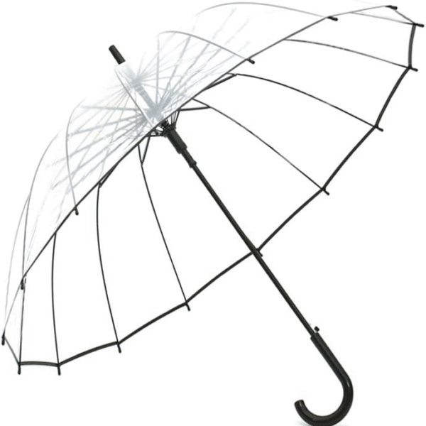 LARGE TRANSPARENT UMBRELLA
