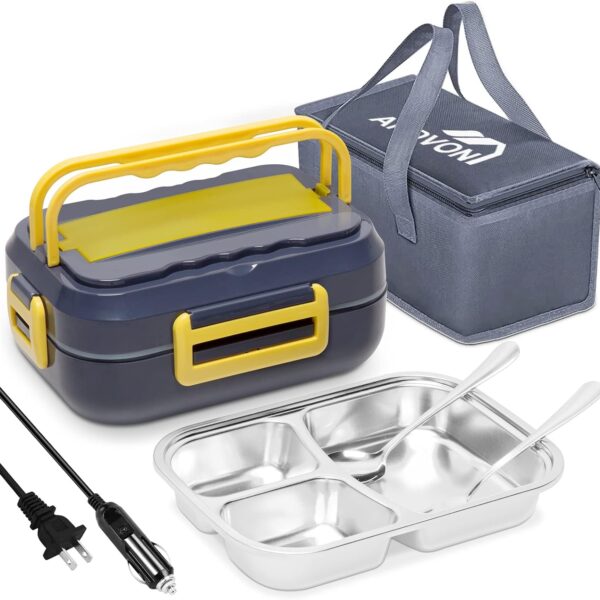 3 GRID PLATE HEATING ELECTRIC LUNCH BOX