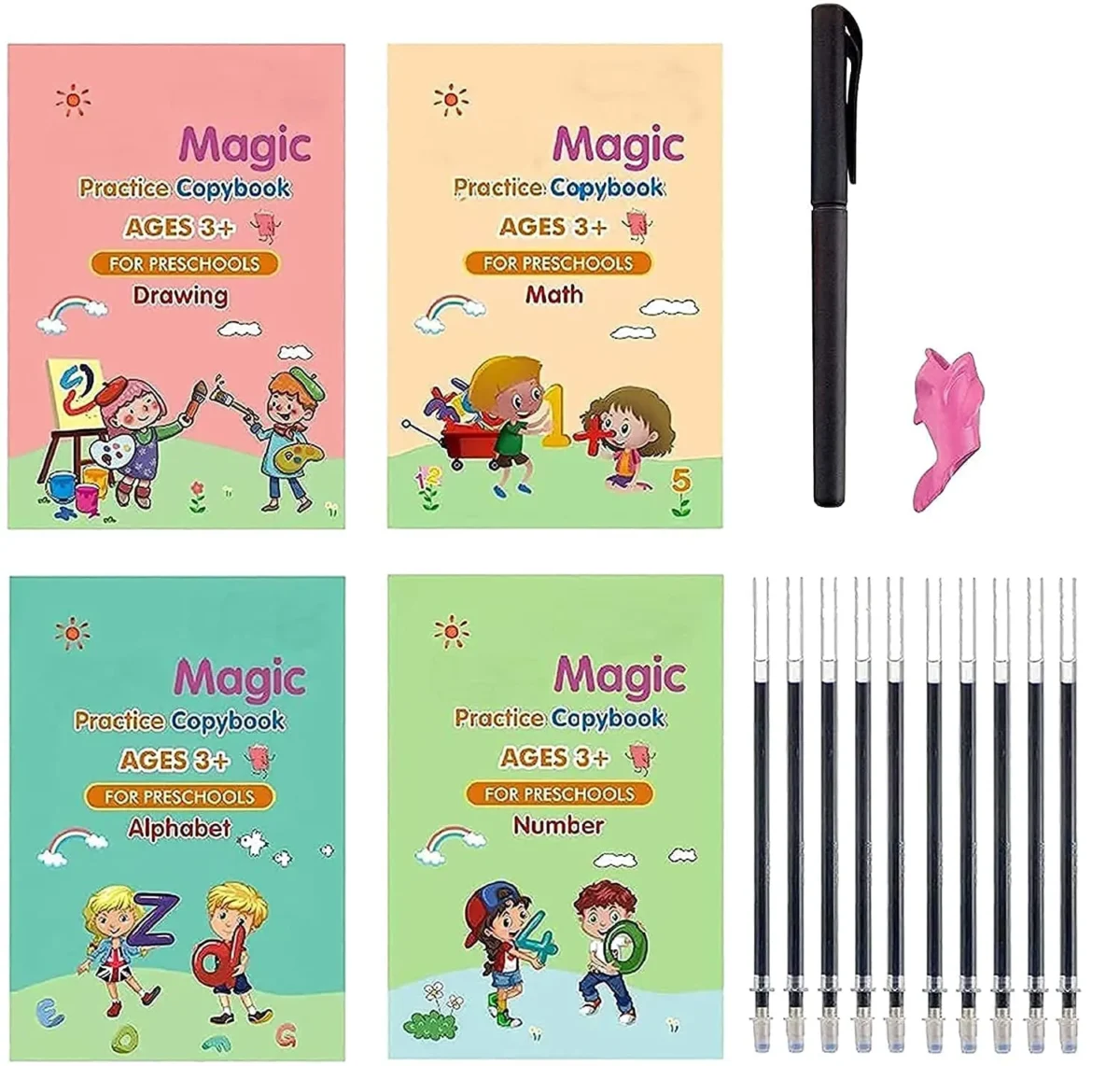 4 PCS MAGIC COPYBOOK - Image 1