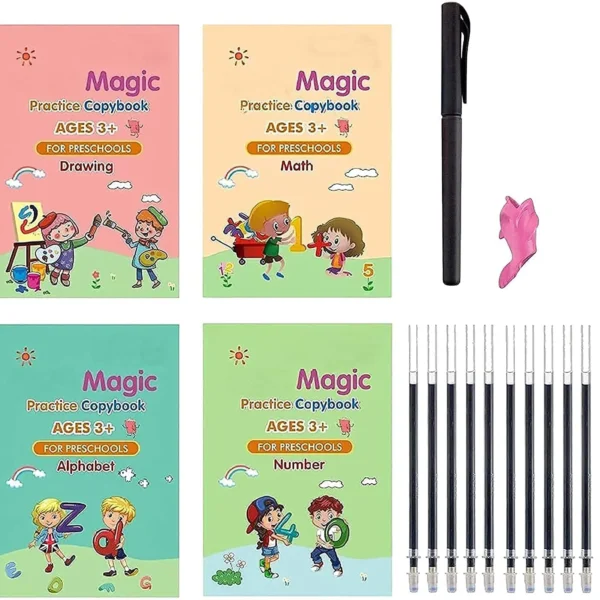 4 PCS MAGIC COPYBOOK