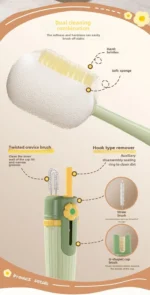NEW 5 IN 1 BOTTLE BRUSH - Image 3