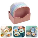 10 PCS PLASTIC SERVING PLATE - Image 7
