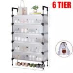 6 LAYER SHOE RACK WITH COVER