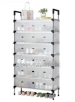 7 LAYER SHOE RACK WITH COVER - Image 2