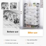 6 LAYER SHOE RACK WITH COVER - Image 3