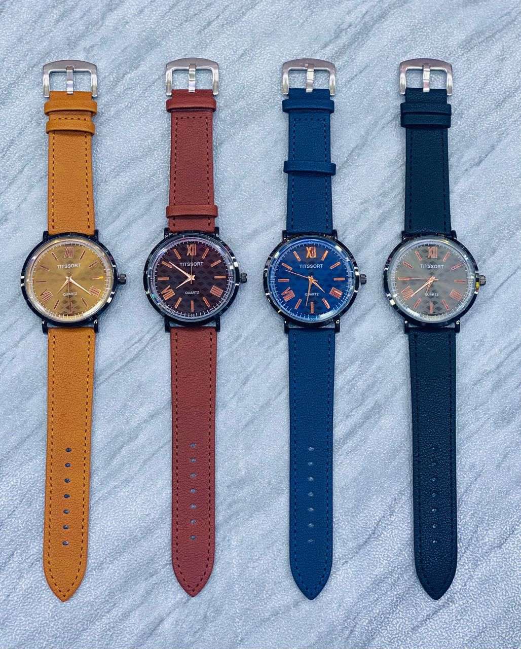 TITSSORT LEATHER WATCH FOR MEN