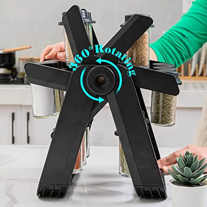 18 Pieces Spice Rack Rotating - Image 3