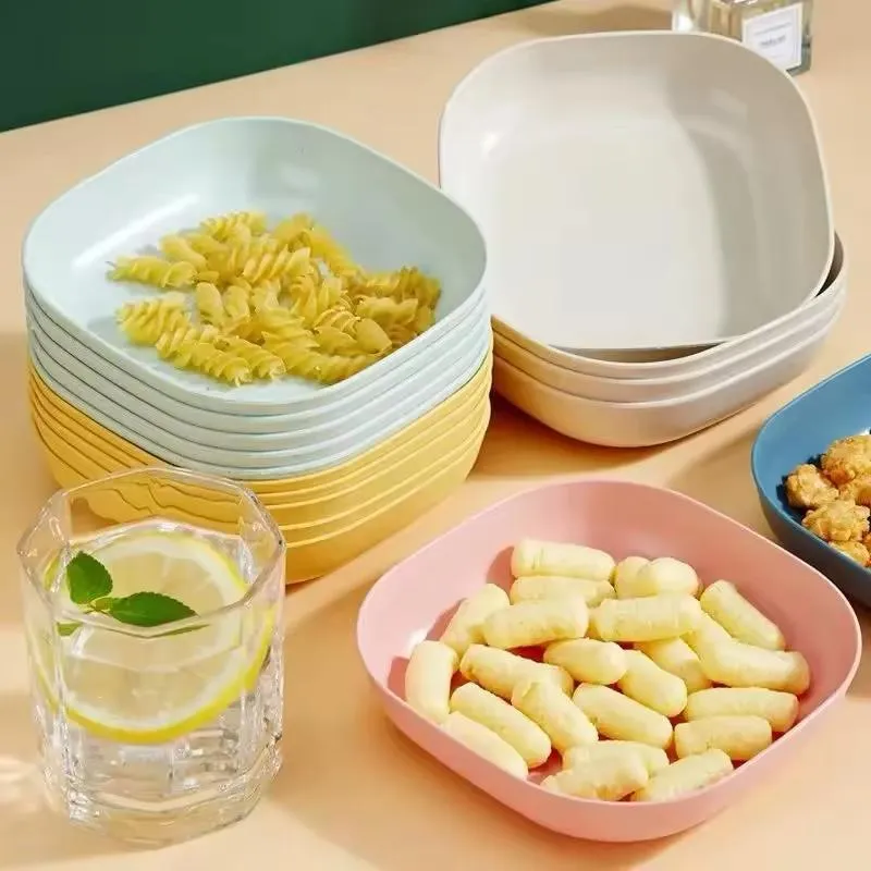 10 PCS PLASTIC SERVING PLATE - Image 3