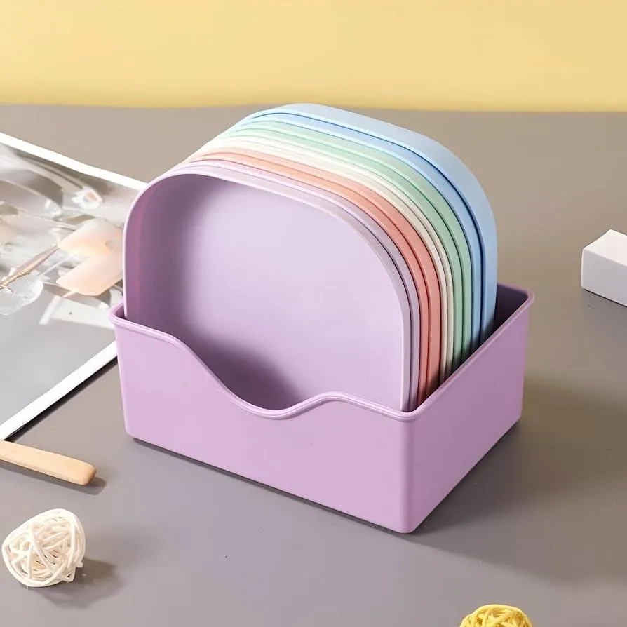 10 PCS PLASTIC SERVING PLATE - Image 4