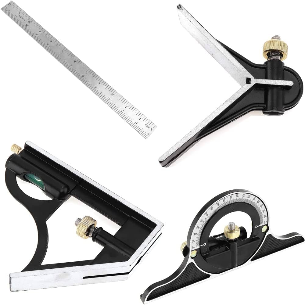 MULTIPURPOSE 12 SS COMBINATION PROTECTOR TRI SQUARE RULLER LEVEL
