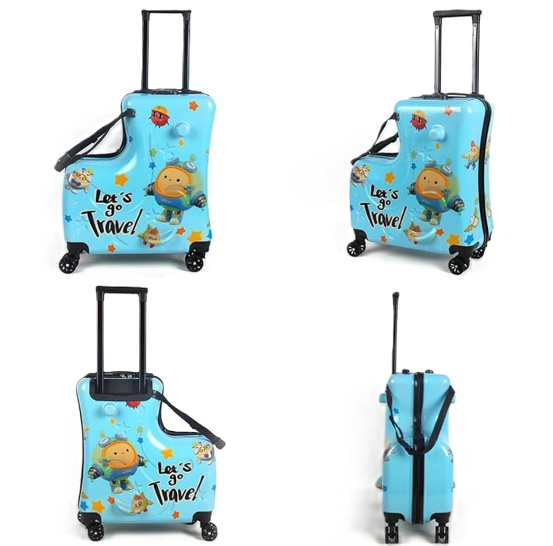L SHAPE TRAVEL SUITCASE