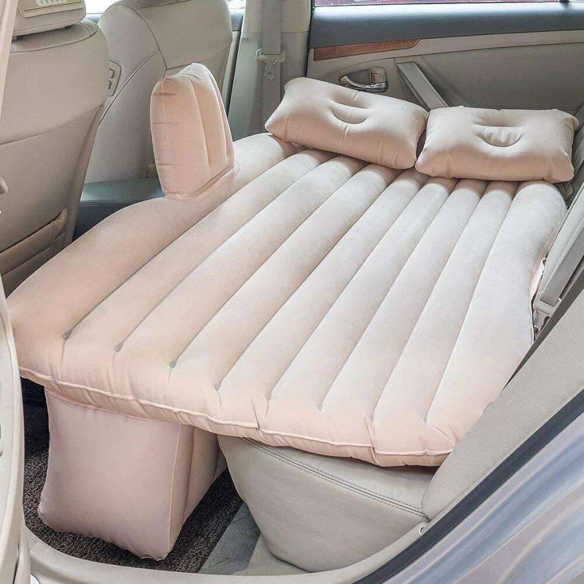 INFLATABLE CAR AIR MATTRESS (WITH ELECTRIC PUMP)