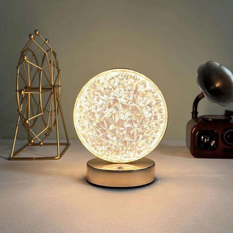 CRISTAL LAMP MOON