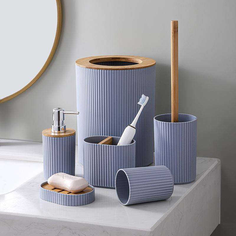 6 Pcs Bathroom Accessory Set