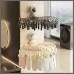 WALL MOUNTED CLOTHES & SOCKS RACK WITH CLIPS - Image 2