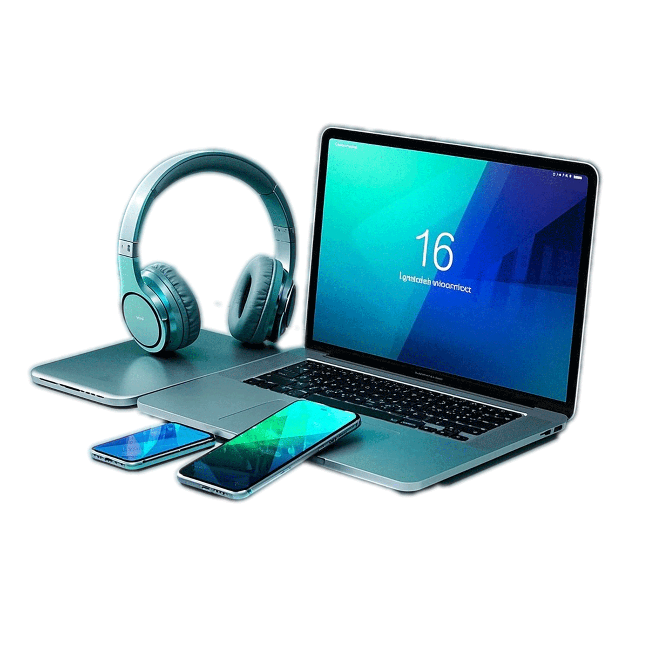 —Pngtree—a collection of electronic devices_21458175