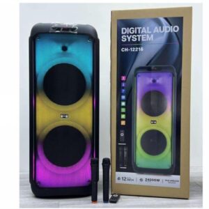 CH-12216 PARTY BOX WITH 2 BLUETOOTH MIC