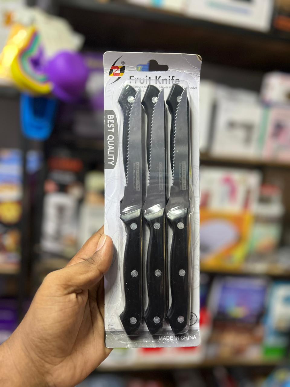 6 PCS FRUIT KNIFE PACK