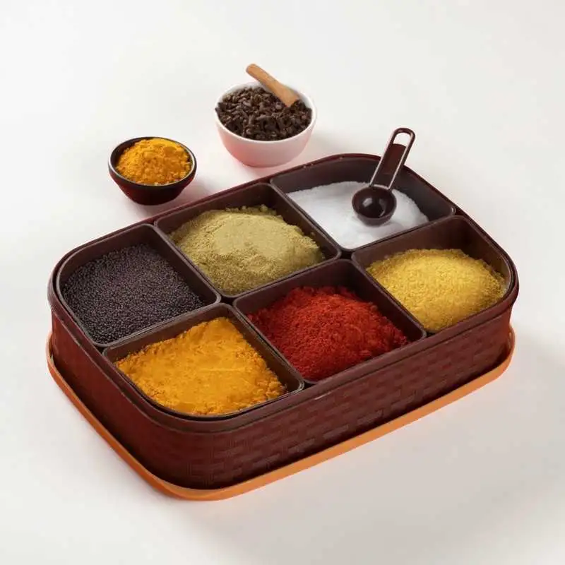 OVEL SHAPE SPICE BOX