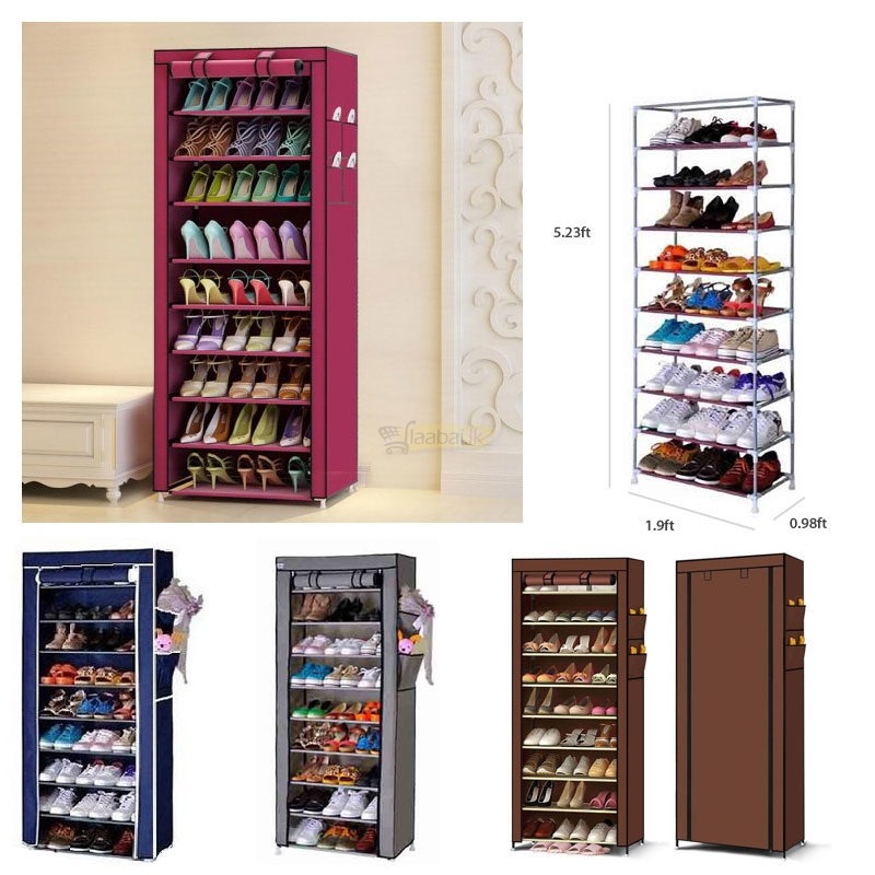9 LAYER SHOE CABINET