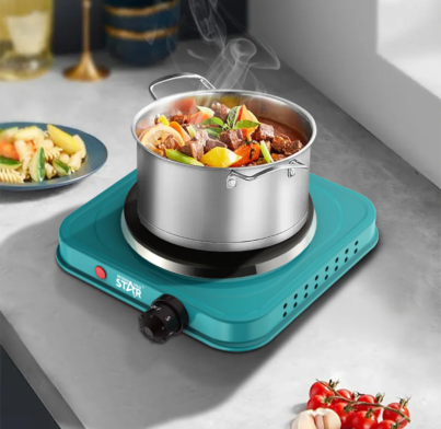 PortableSingleBurnerElectricHotPlate1000WCastIronCookerST-9635byWinningStar_5