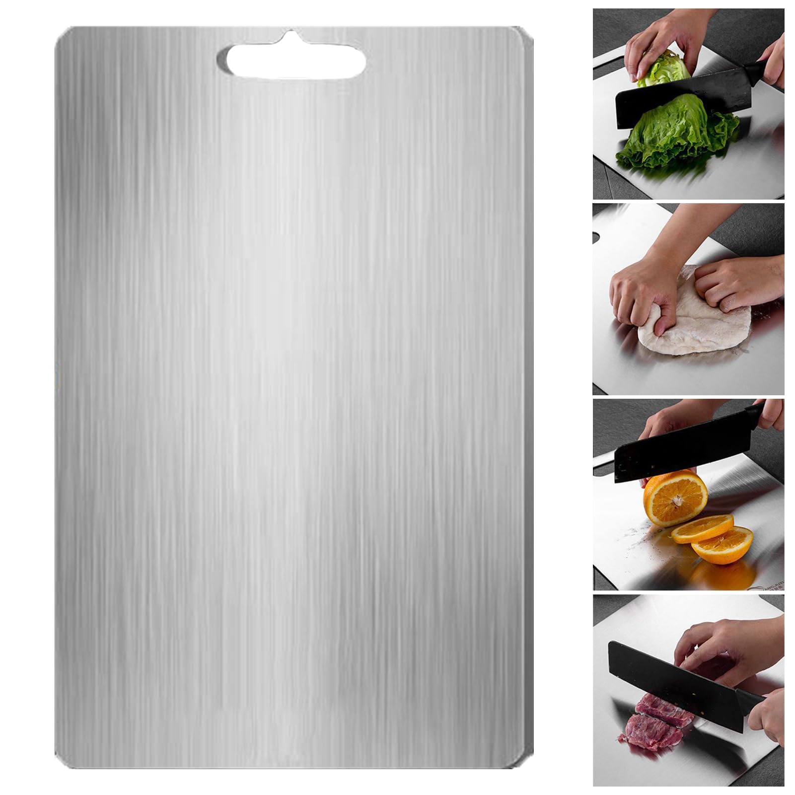 STAINLESS STEEL CUTTING BOARD 39×28cm - Image 3