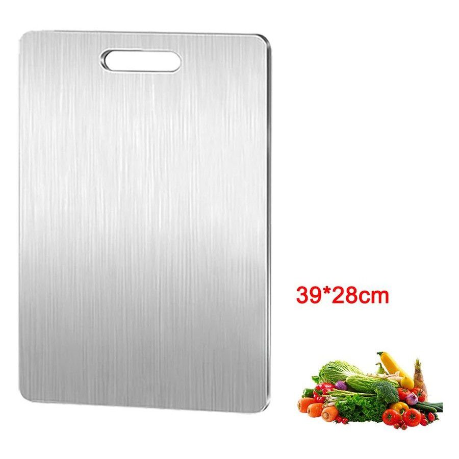 STAINLESS STEEL CUTTING BOARD 39×28cm - Image 2