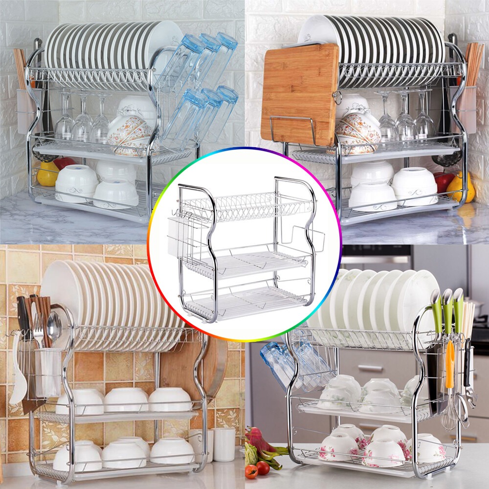 3 LAYER DISH RACK PS197 - Image 3