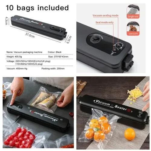 VACUUM SEALER 10 PCS FREE BAG - Image 2